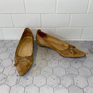 J Crew 7.5 suede flat super soft and comfy